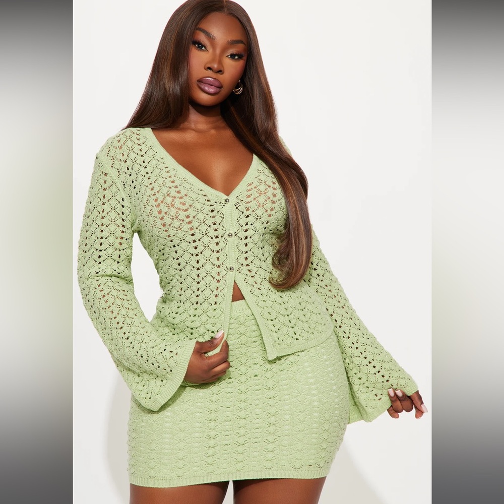 Crochet Skirt Set